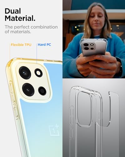 Image of Spigen Ultra Hybrid | OnePlus Nord 6 Case [Transparent] [Air Cushion Protection] OnePlus Nord 6 Back Cover | TPU+PC - Crystal Clear