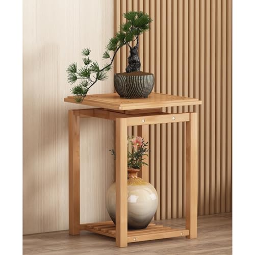 Support de pot de fleurs carré anti-encombrement 17,72 pouces d'angle