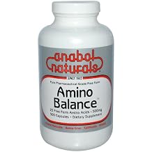Amino Balance 500 caps ، ملحق Amino للطاقة ، كامل 23 صيغة مزيج Amino مجانية مع BCAAs ، 9 الأحماض الأمينية الأساسية EAAs للتغذية الرياضية ، استعادة العضلات بعد التمرين