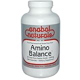 Amino Balance 500 caps, Energy Amino Supplement, Complete 23 Free Form Amino Blend Formula with BCAA’s, 9 Essential Amino Acids EAA’s for Sports Nutrition, Post Workout Muscle Recovery