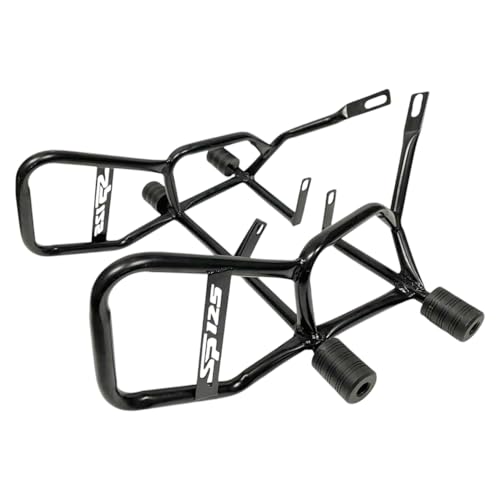 Image of Dhe Best Bike Stylist Metal Crash Guard with Slider Leg Guard /Legguard Black Suitable for Honda Shine 125 SP BS6