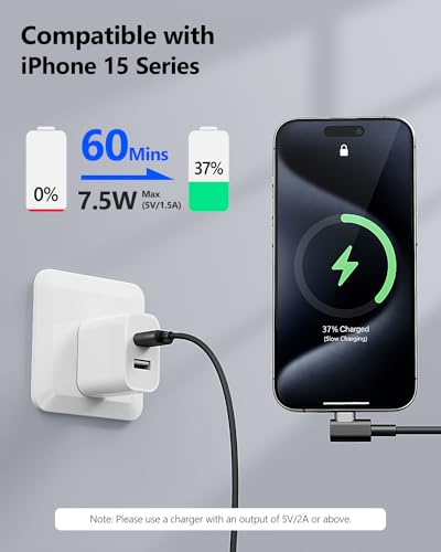 Image of SUNGUY Right Angle USB C Cable 10FT, 10-Pack 3A Fast Charging 90 Degree USB 2.0 Data Sync Cable Compatible with Galaxy S21 S20 S10 S9 S8 Plus, Note 20 10, LG V50 V40, PS5 Controller