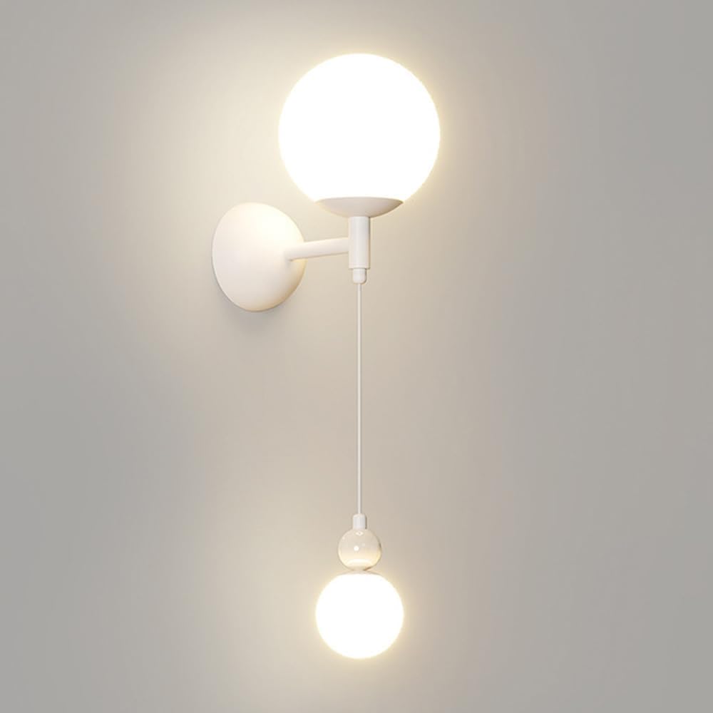 Lámpara de pared globo moderna para pasillos escaleras y dormitorios de estilo minimalista