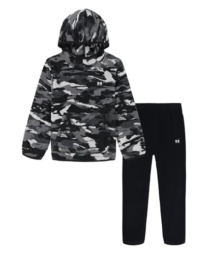 Image of Under Armour Boys' 2-Piece Hoodie Sweatshirt and Fleece Pants Set, Outdoor Collection