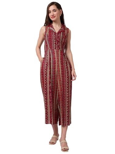 Image of Globus Womens Women Jumpsuit (3641401002 Wine S)