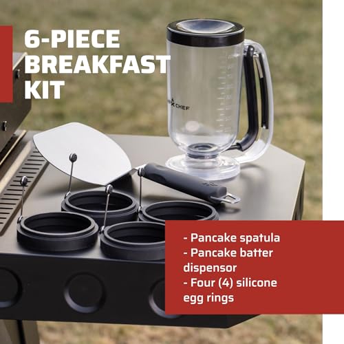 Kit Parrillero Desayuno Camp Chef 6 Piezas Acero miniatura 2
