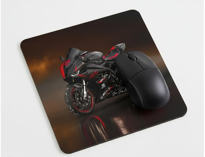 Image of Shivor Mouse Pad | Non Slip Rubber Base | Smooth Cloth Surface | Speed and Precision Operation | Compatible with Laser and Optical Mouse | Desk Mat for Laptop and PC | Standard