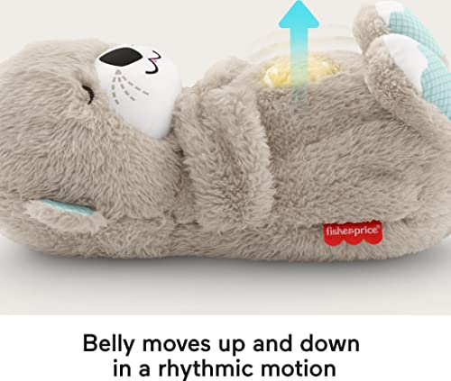 Fisher-Price Soothe 'N Snuggle Otter, Portable Plush Soother With Music, Sounds, Lights And Breathing Motion #TOP2