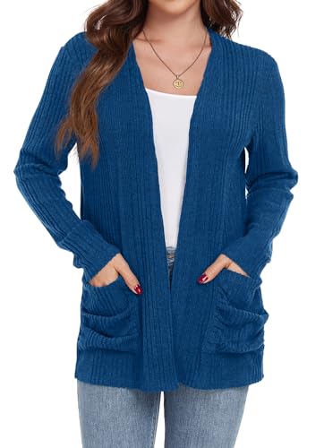 Image of GRECERELLE Women's Open Front Lightweight Cardigan Fall Sweaters Outwear
