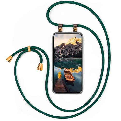 Chaîne de téléphone Samsung S25 FE cordon en tissu vert haute résistance moex 155cm