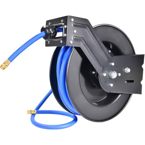 Retractable Air Hose Reel, 1/2