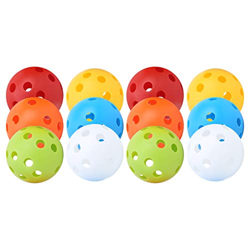 Balles en plastique creuses de pratique avec 26 trous aérodynamiques pour maîtriser votre swing