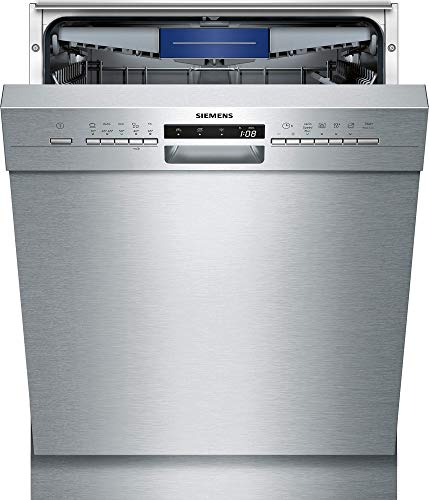 Preisvergleich Produktbild Siemens iQ300 sn435s00me Semi integrierter 14places A + + Spülmaschine Geschirrspülmaschinen (Semi Integriert, silber, Full Size (60 cm), silber, Knöpfe, 1,75 m)