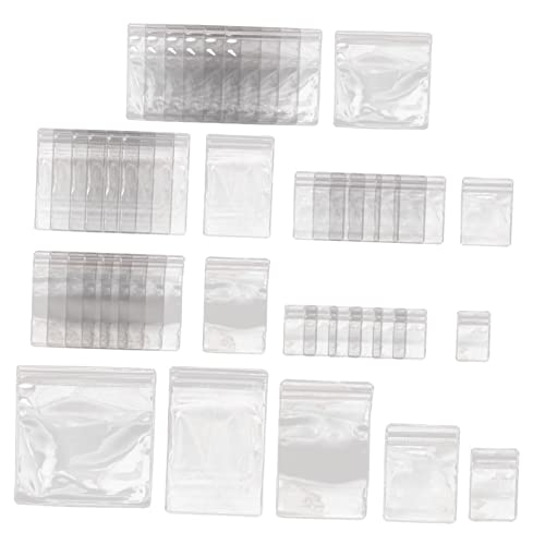 DOITOOL 100Piezas Bolsas De Joyería De PVC Transparente Auto Selladas Para Almacenamiento De Joyas Pack Para Pequeñas Empresas y Bricolaje