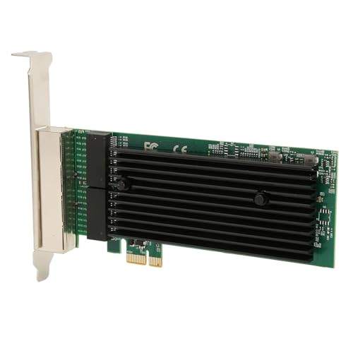 Image of PCI-E Four Port Gigabit LAN Card for Servers & Desktops | Intel 82576 Chipset, Quad Port Giga LAN Card PCIe x1