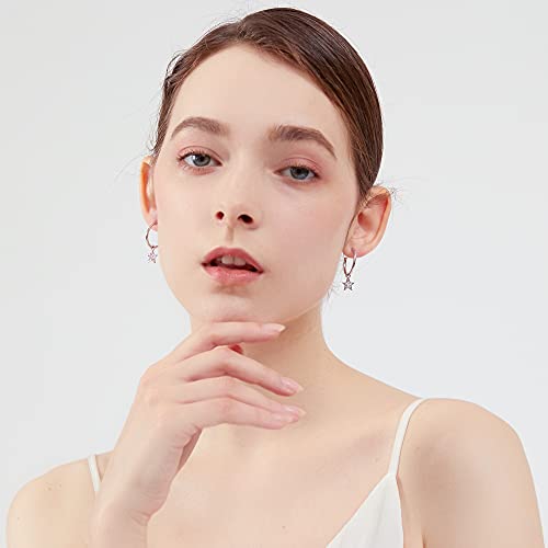 Descubre la mejor manicura y pedicura de LugoPulsa aqui 👈🏼 y pide cita Lydreewam-Pendientes-aro-Colgantes-De-EstrellaLunaArbol-de-La-VidaAmor-Plata-de-Ley-925-para-Mujer-diametro-20mm