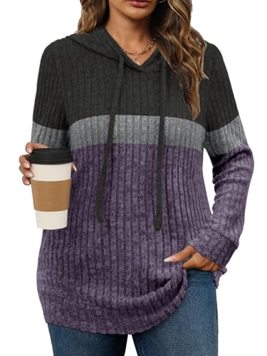 Womens Sweaters Early Fall Clothes Fashion Hoodies Plus Size Womens Winter Clothing Boho Tops Tunics...