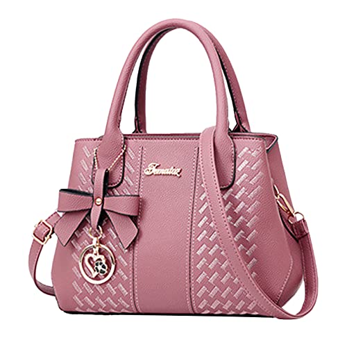 Sac à main pour femme sac à bandoulière vintage chic et rétro en cuir synthétique