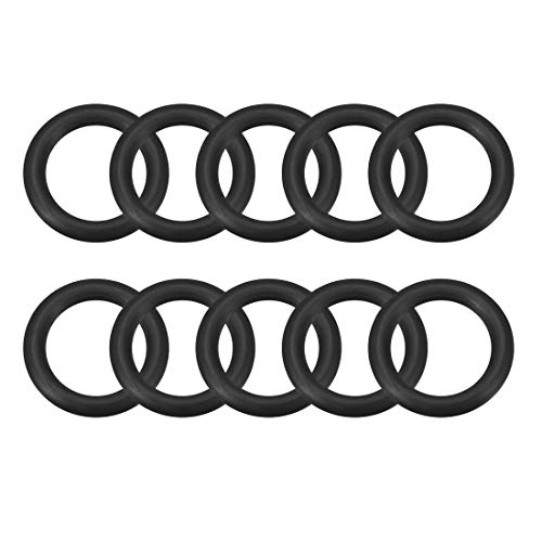 sourcing map Packung mit 10 Nitrilkgummi O-Ringe 21,3mm AD 16mm ID 2,65mm Breit Dichtung