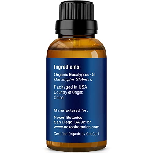 Organic Eucalyptus Essential Oil 30 Ml - Pure Eucalyptus Essential Oil For Diffuser - Eucalyptus Oil Essential Oil For Sauna - Essential Oils Eucalyptus - Aceite De Eucalipto - Nexon Botanics #TOP4
