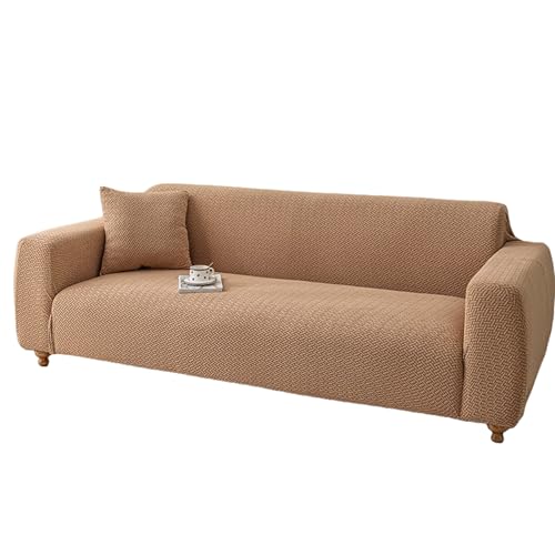 Housse de canapé extensible kaki : solution anti-glisse pour fauteuil 1 place - 2