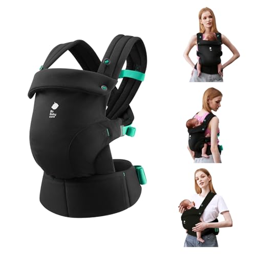 Bc Babycare CocoonGo Baby Carrier – CloudTouch Soft & Ergonomic Baby Carrier for 7–44 lbs | Easy to Wear, Adjustable Fit, Travel-Ready, Machine...