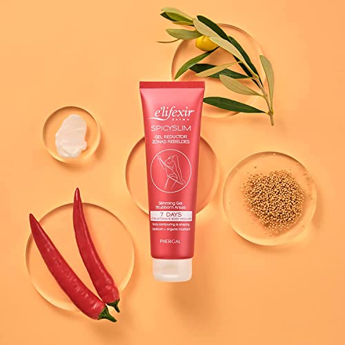 Elifexir Gel Inductor Spicyslim, Crema Reductora Extrema, Óptimo Zonas Rebeldes, Con Mostaza Orgánica y Capsicum Picante, 150ml - imagen 4