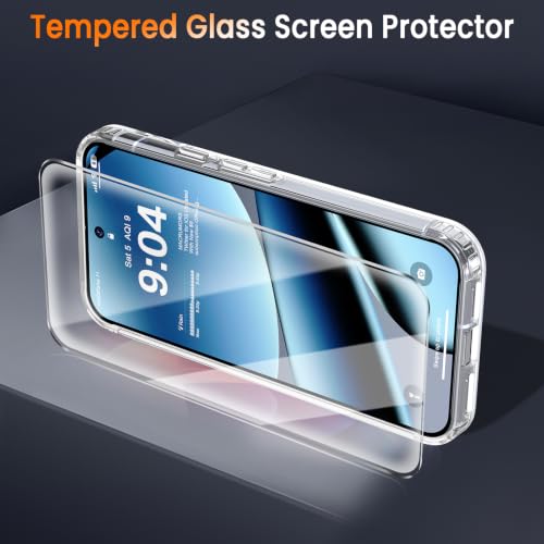 Image of WRJ Magnetic for Google Pixel 11 /11 Pro Case+Screen Protector, Clear