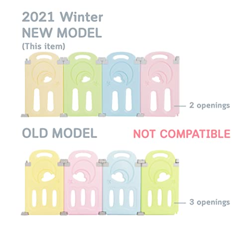 Fortella Cloud Castle Foldable Playpen, Baby Safety Play Yard With Whiteboard And Activity Wall, Indoors Or Outdoors (Multicolor 14 Panel) #TOP6