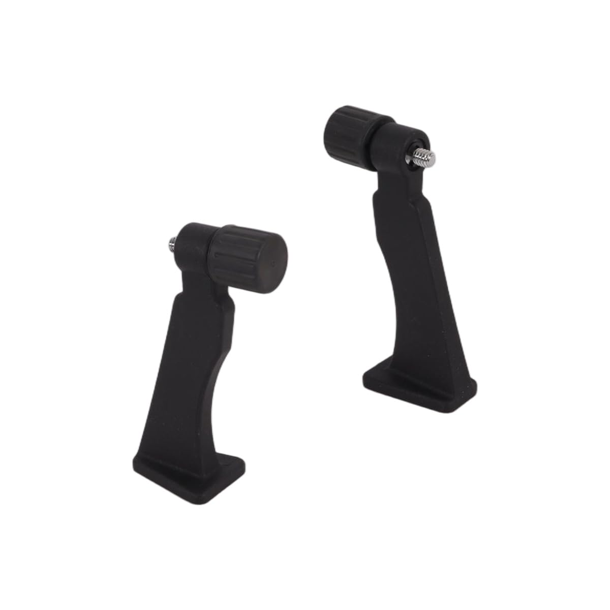 Adaptateur pour trépied de jumelles avec filetage 1/4 pouce – Métal, noir pour télescope et jumelles