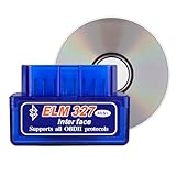 FSTURIOS ELM327 OBDII Car Auto Diagnostic Scanner, Professional Mini ELM327 OBD2 Bluetooth Scan Tool Code Reader, Interface OBD II Auto Car Failure Detector for Android Windows