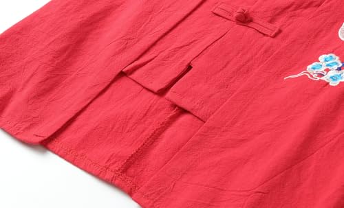 Image of LittleSpring Kids Chinese New Year Clothing Tang Suit 2-8 Years