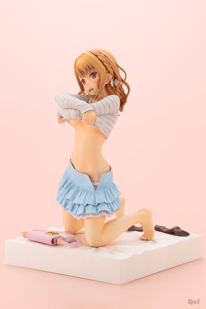 Anime Girl Figure TYdfhSHREdition Ecchi Figura Rimovibile Inginocchiarsi Nudo Cartoon Game Personaggio Originale Collezione di giocattoli per adulti Ornamento Action Figure PVC Modello Statua