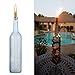 JK LUMI Wine Bottle Torch Wicks,Bottle Torch Kit,Patio Torch Lights Oil Lamp Kit,Citronella Torch,Outdoor Garden Torches,DIY Torch Hardware Kit -6 Fiberglass Wicks,6 Brass Mounts(Bottle not Included)