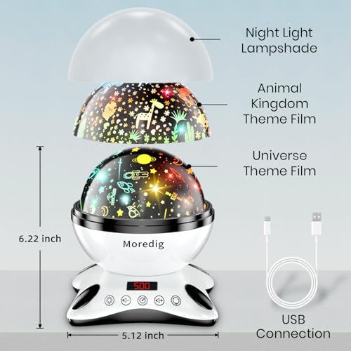 Moredig FEM1709030 Kids Night Light Projector thumb #5