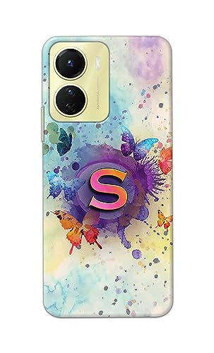 Image of PRINTFIDAA� Printed Hard Back Cover Case for Vivo Y16 Back Cover (Alphabet S) -2808
