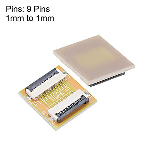 uxcell adaptador conector extensión 9 pines 1.0mm pitch miniatura 2