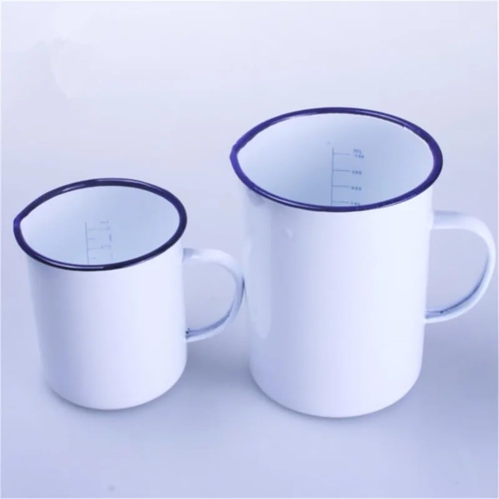 Equipos y suministros de laboratorio Vaso de precipitados esmaltado 1000 ml con escala, suministros laboratorio