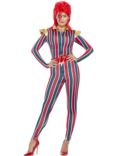 Smiffys Costume superstar de l'espace pour fille, multicolore, avec combinaison et ceinture Halloween