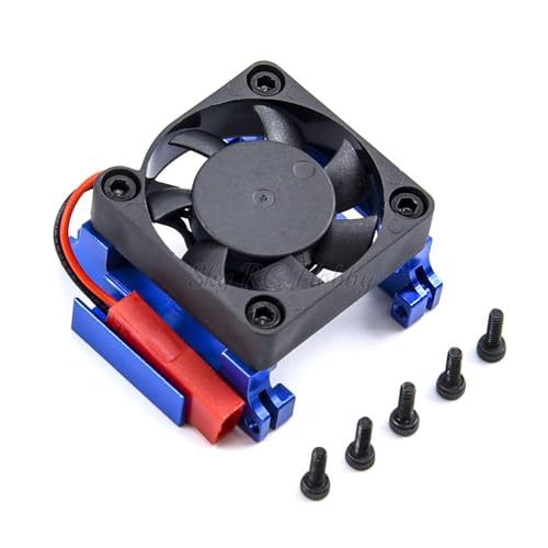 Aluminum Heat Sink Heatsink Mount with High Velocity Cooling Fan for Slash 4X4 2WD Velineon ESC VXL-3S VXL 3S RC Car