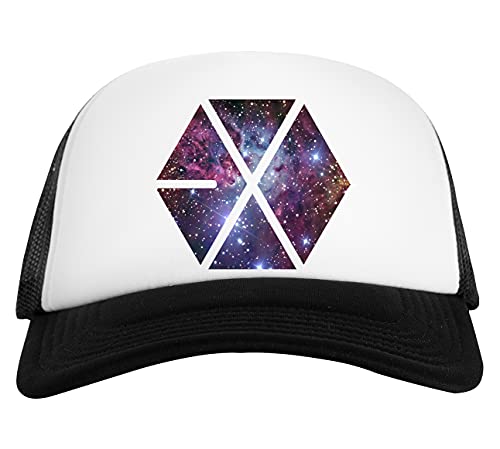 Photo de Exo Nébuleuse Planète Casquette De Baseball Unisexe Blanche Et Noire Baseball Cap Unisex Black White