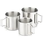 Camping Cup with Foldable Handles, Coffee Mug, 3-Pack - Image 6