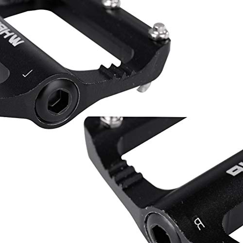 Pedal de bicicleta BESPORTBLE, pedal de liga de alumínio, antiderrapante, acessórios para bicicleta,