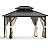 GarveeLife Hardtop Gazebo 10'x12' - All Weather, Double Metal Roof, Aluminum Alloy Frame, Net, and Curtain, Permanent Building of Backyard for Patio, Backyard, Lawn, and Garden, Khaki