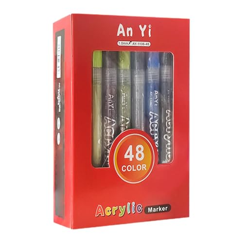 Crayons de coloriage étanches pour décorer les galets et la céramique en famille