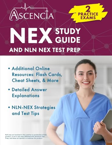 NEX Study Guide: 2 Practice Exams and NLN NEX Test Prep cover
