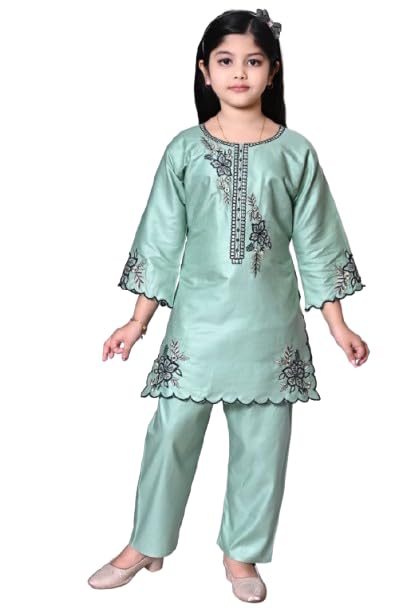 Image of Festive & Party Long Kurta with Straight Paint