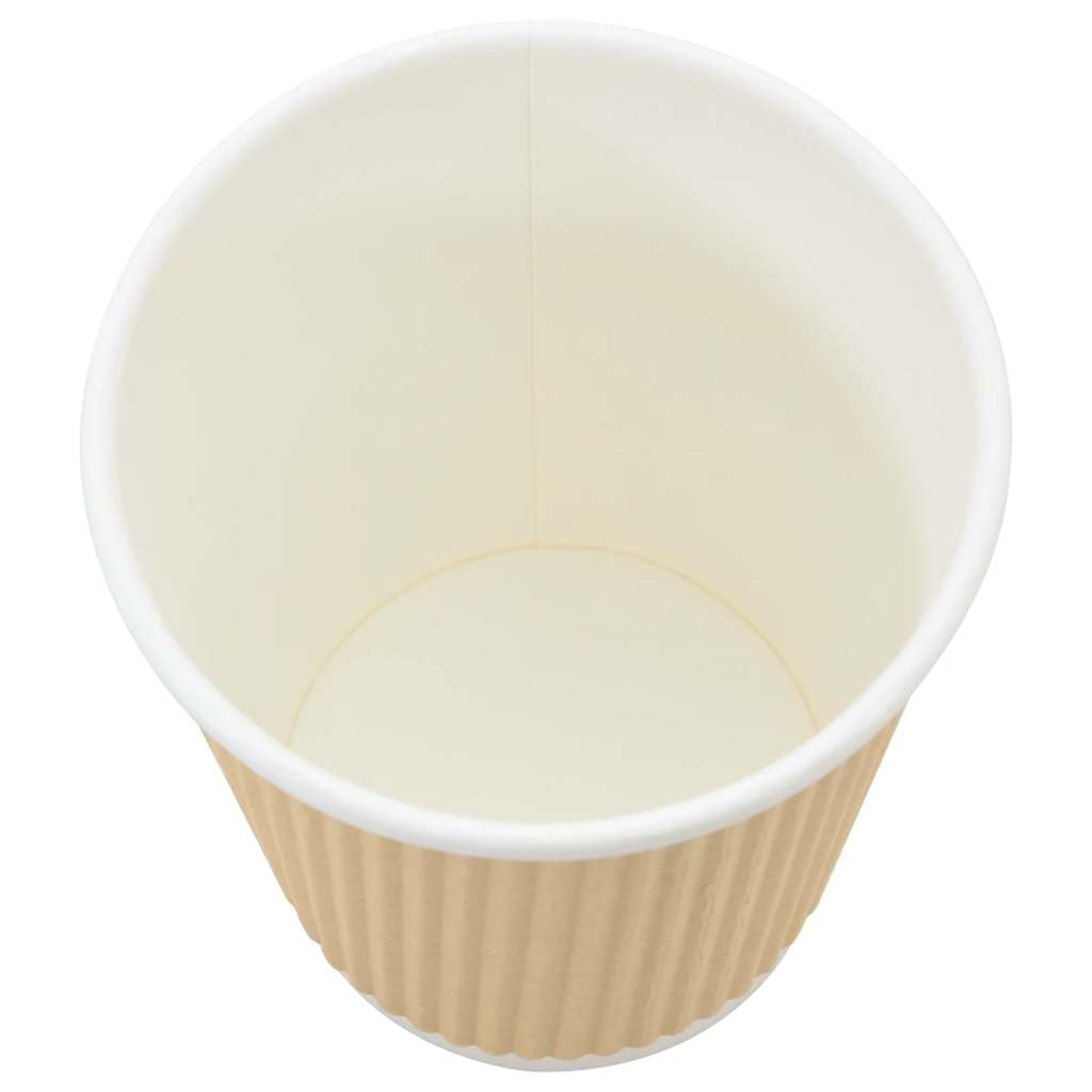 Bicchieri di carta con coperchio, 1000 pezzi, 200 ml, usa e getta, a prova di perdite, per feste, campeggio, ufficio