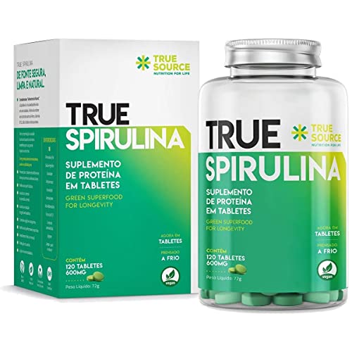 True Spirulina 600Mg - 120 Tabletes - True Source, True Source