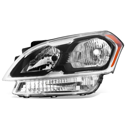 DNA MOTORING Front, Left Factory OE Style Driver Side (Left) Headlight Assembly Compatible With KIA Soul 2012-2013/With Reflector Beam Headlight, OEM-HL-0322-L